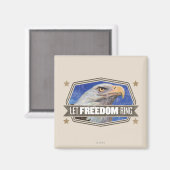 Eagle-Lass-Freiheitsring Magnet (Vorderseite/Rückseite)