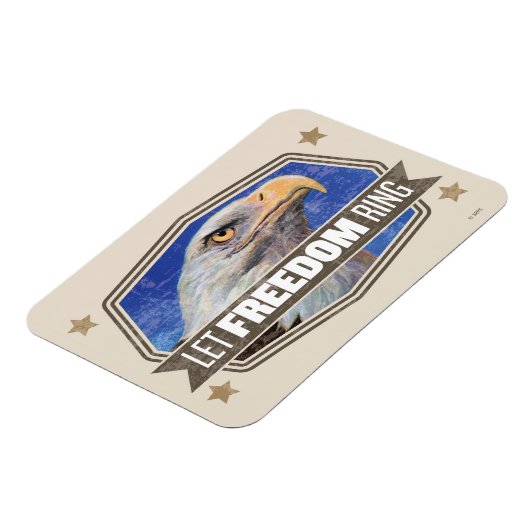 Eagle-Lass-Freiheitsring Magnet (Linke Seite)