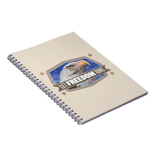Eagle-Lass-Freiheitsring Notizblock (Rechte Seite)