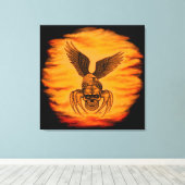 Eagle Leinwanddruck (Insitu (Holzboden))