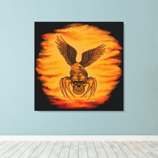 Eagle Leinwanddruck (Insitu (Holzboden))