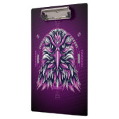 Eagle Lila Geometric Klemmbrett (Links)