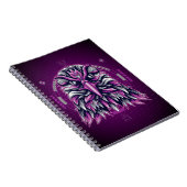 Eagle Lila Geometric Notizblock (Rechte Seite)