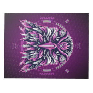 Eagle Lila Geometric Notizblock