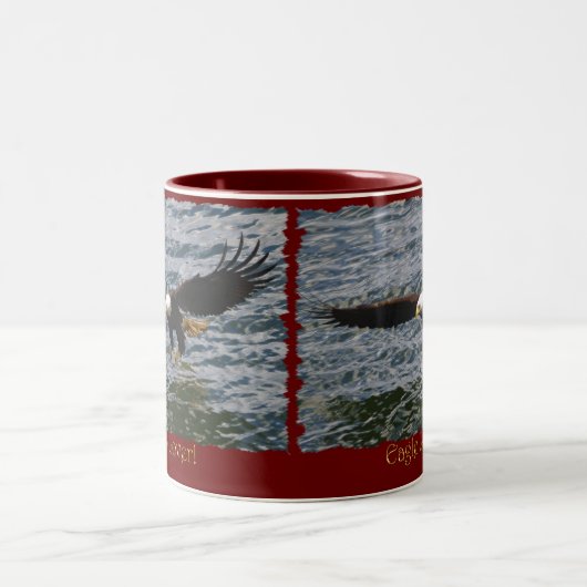EAGLE LOVER Geschenke Zweifarbige Tasse (Mittel)