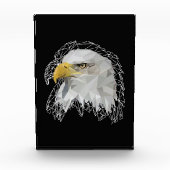 Eagle Lowpoly Fotoblock (Vorderseite)