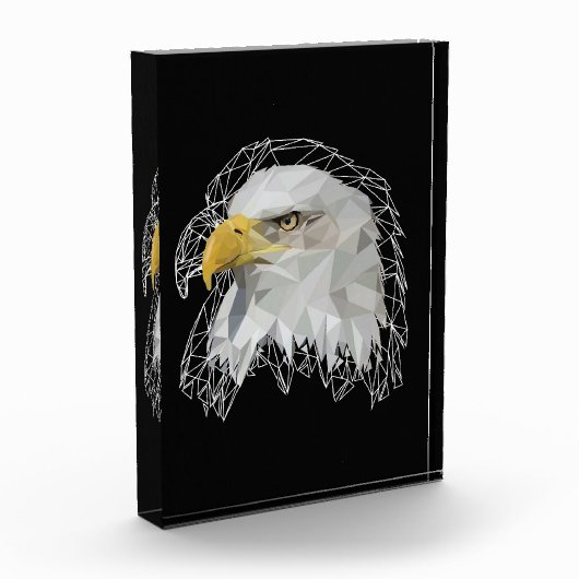 Eagle Lowpoly Fotoblock (Links)