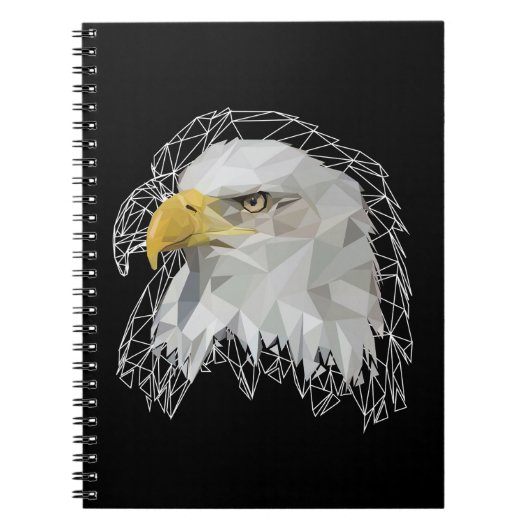 Eagle Lowpoly Notizblock (Vorderseite)