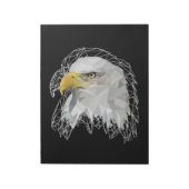 Eagle Lowpoly Notizblock (Rotiert)