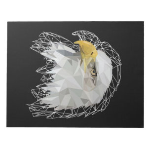 Eagle Lowpoly Notizblock