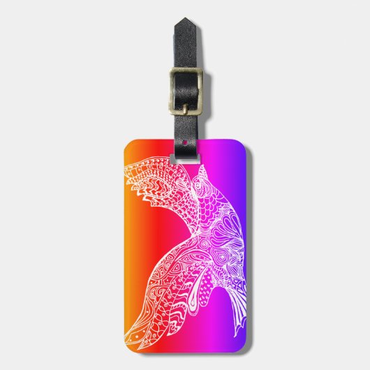 Eagle Luggage Tag Gepäckanhänger (Vorderseite vertikal)