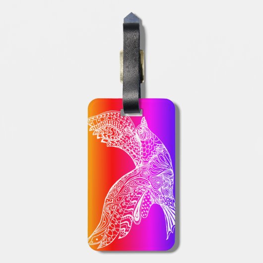 Eagle Luggage Tag Gepäckanhänger (Rückseite vertikal)