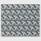 Eagle Making a Touchdown Geschenkpapier (Flach)