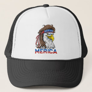 Eagle-Meeräschen-T-Shirt 4. von Truckerkappe