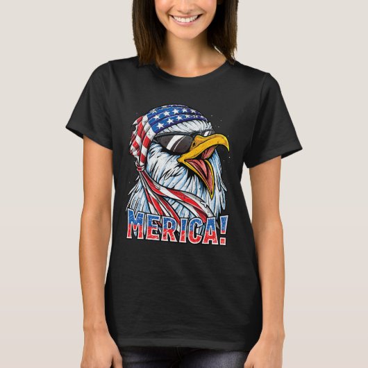 Eagle Merica T Shirt 4. Juli Merica Men Boys A (Vorderseite)