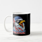 Eagle Merica T Shirt 4. Juli Merica Men Boys A Kaffeetasse (Links)