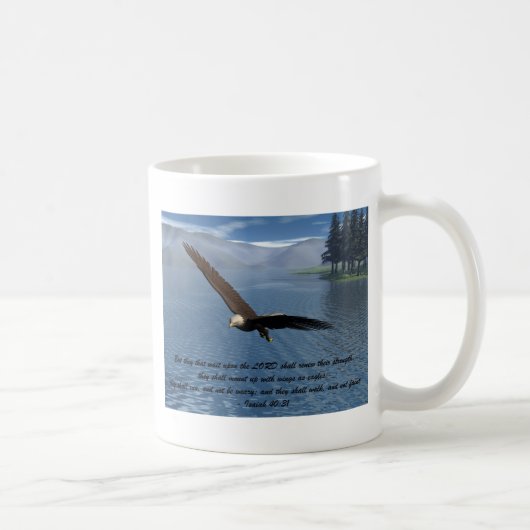 Eagle mit Schrift Kaffeetasse (Rechts)