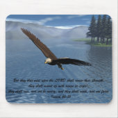 Eagle mit Schrift Mousepad (Vorne)