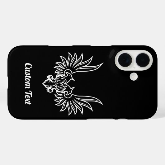 Eagle mit zwei Heads iPhone Case (Rückseite (Horizontal))