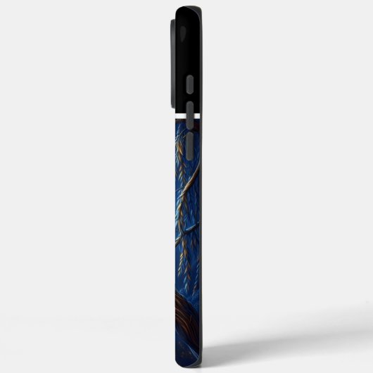 Eagle-Mondlicht-Uhr Case-Mate iPhone Hülle (Rückseite / Links)