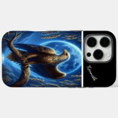 Eagle-Mondlicht-Uhr Case-Mate iPhone Hülle (Rückseite (Horizontal))