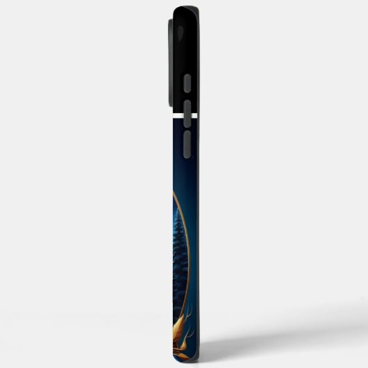 Eagle-Mondlicht-Uhr Case-Mate iPhone Hülle (Rückseite / Links)