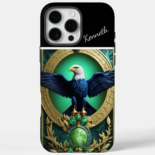 Eagle-Mondlicht-Uhr Case-Mate iPhone Hülle (Rückseite)