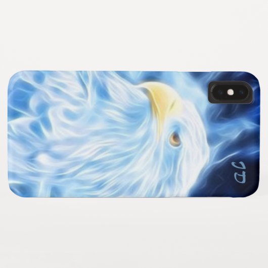 Eagle Monogram Case-Mate iPhone Hülle (Rückseite (Horizontal))