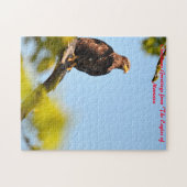 Eagle Montana.Christmas Grüße Puzzle (Horizontal)