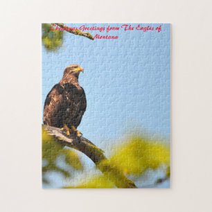 Eagle Montana.Weihnachtsgrüße Puzzle