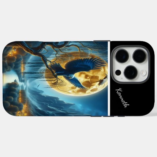 Eagle Moonlit Watch Case-Mate iPhone Hülle (Rückseite (Horizontal))