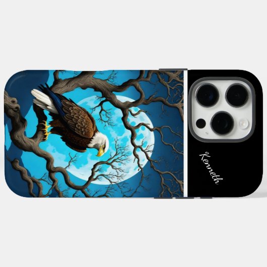 Eagle Moonlit Watch Case-Mate iPhone Hülle (Rückseite (Horizontal))