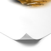 Eagle Motivierend Confidence Art Square Posters Poster (Ecke)