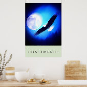 Eagle Motivierend Confidence Poster (Küche)