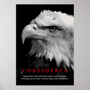 Eagle Motivierend Confidence Zitat Poster