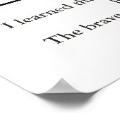 Eagle Motivierend Courage Pop Kunst Inspiration Poster (Ecke)