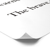 Eagle Motivierend Courage Pop Kunst Inspiration Poster (Ecke)