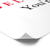 Eagle Motivierend Vertrauen glauben an sich selbst Poster (Ecke)