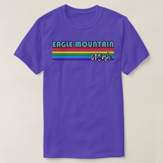 Eagle Mountain Utah Pride Eagle Mountain LGBT Gif T-Shirt (Design vorne)