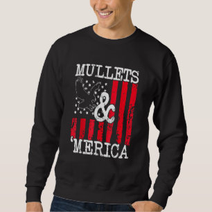 Eagle Mullet 4. Juli Merica American Flag Wome Sweatshirt