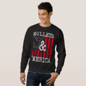 Eagle Mullet 4. Juli Merica American Flag Wome Sweatshirt (Vorne ganz)