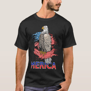 Eagle Mullet 4. Juli Merica Patriotic American T-Shirt
