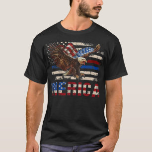 Eagle Mullet 4. Juli Patriotic USA T-Shirt