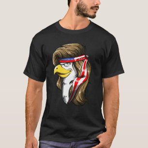 Eagle Mullet 4. Juli US-amerikanische Flagge Meric T-Shirt