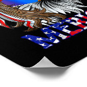Eagle Mullet 4. Juli USA Fahne Merica Poster (Ecke)