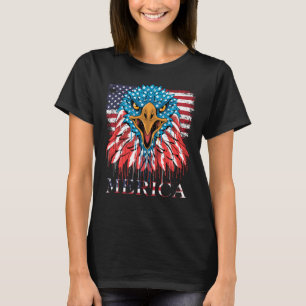 Eagle Mullet 4. Juli USA Fahne Merica T-Shirt