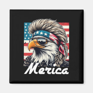 Eagle Mullet Sungles Merica 4. Juli US Amerikanisc Magnet