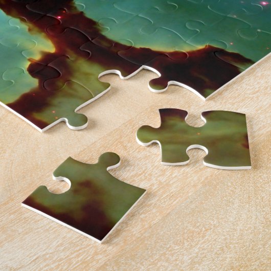 Eagle-Nebelfleck-Säulen in schönem Outerspace Puzzle (Seite)