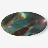 Eagle Nebula art Pappteller (Schrägansicht)