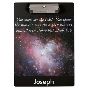 Eagle Nebula Bible Verse Personalisierte Zwischena Klemmbrett